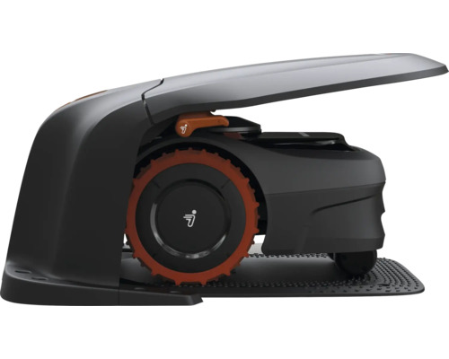 Robotmaaier met open kap