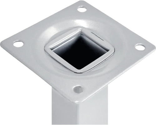 Metalen meubelpoot met montageplaat