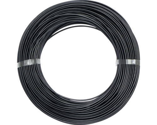 Zwarte binddraad opgerold