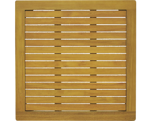 Vierkant tafelblad van houten latten