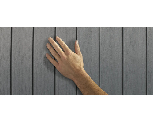 Houten composiet terrasplank met hand