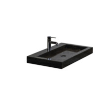 SANOX Badkamermeubelset Seville met spiegel en wastafel 81 cm craft oak