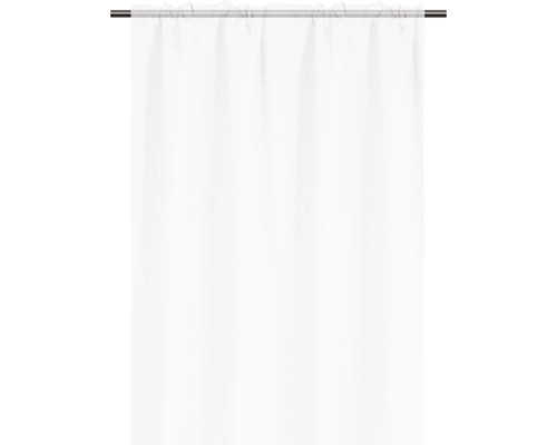 Gordijn met rimpelbandophanging aan een stang