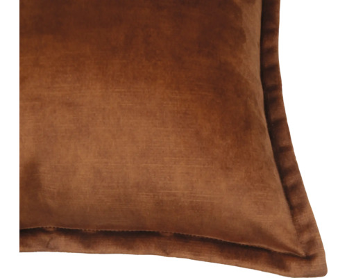 Close-up van een vierkant kussen van velours