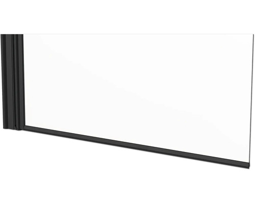 Douchescherm met zwart frame
