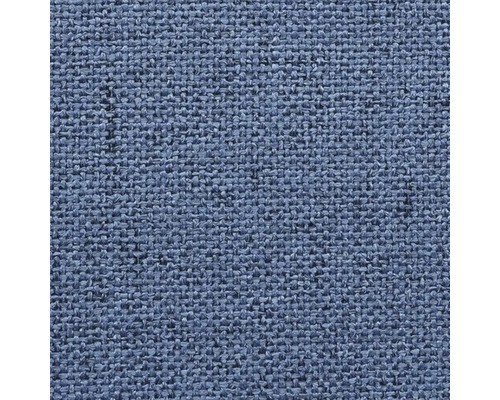 Close-up van een blauwe stof met textuur