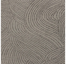 SOLEVITO Gordijn met ringen Wave taupe 140x280 cm-thumb-4