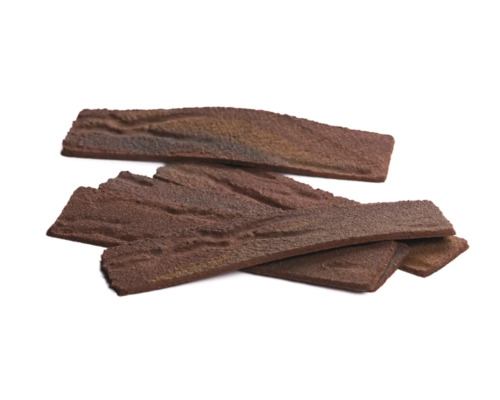 Meerdere bruine steenstrips