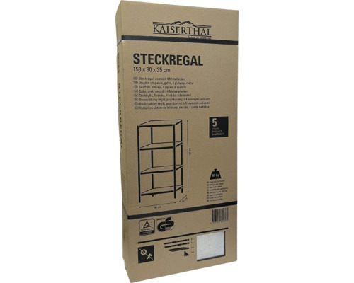 Kaiserthal steekrek verpakt, 158 x 80 x 35 cm