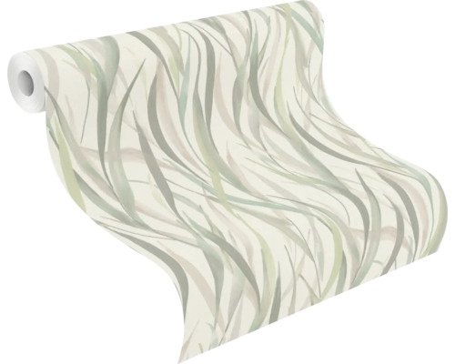 Behangrol met bladmotief