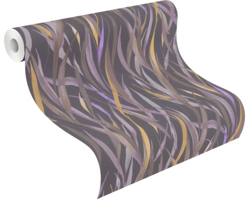 Behangrol met bladmotief