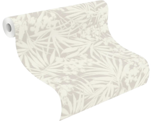 Rol behang met plantenmotief