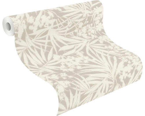 Behangrol met plantenmotief