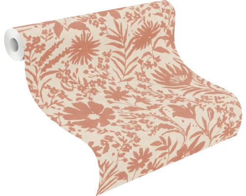 Behangrol met bloemmotief