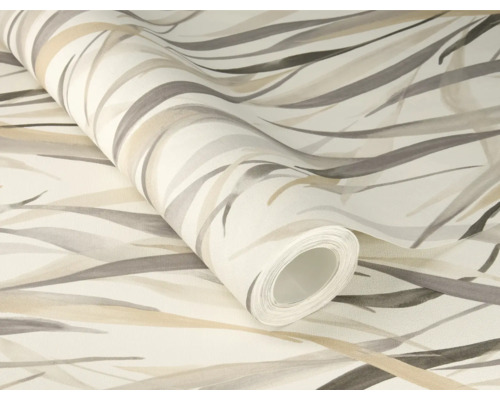 Behangrol met bladerpatroon