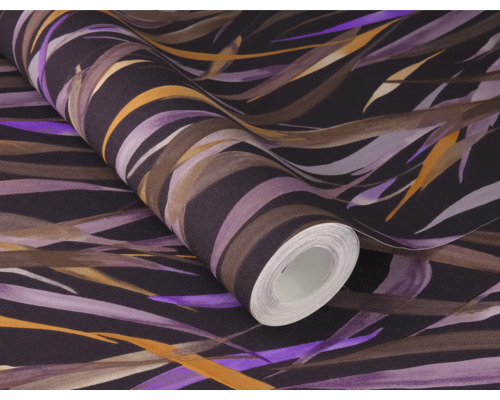 Rol behang met gestreept patroon in verschillende kleuren