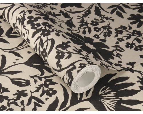 Behangrol met bloemmotief