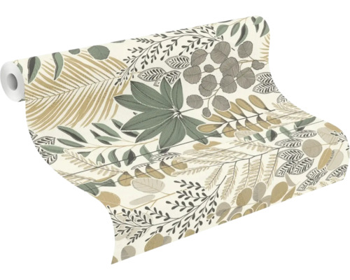 Rol behang met botanisch patroon voor wanddecoratie