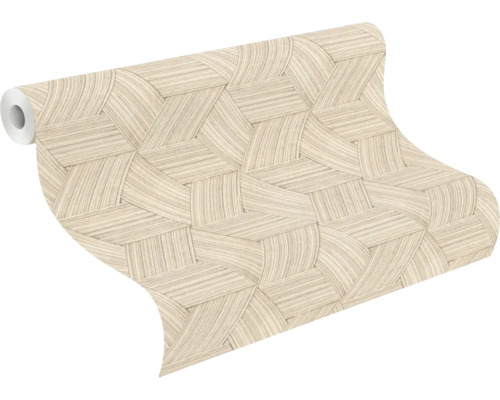 Behangrol met vlechtpatroon