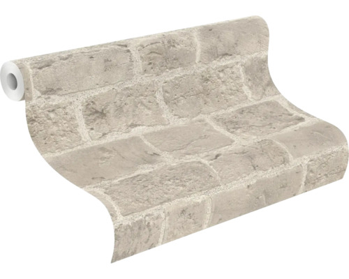 Behangrol met steenmotief