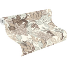 Behangrol met plantenmotief