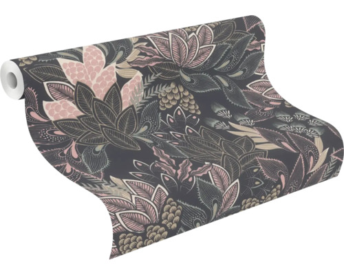 Behangrol met bloemmotief