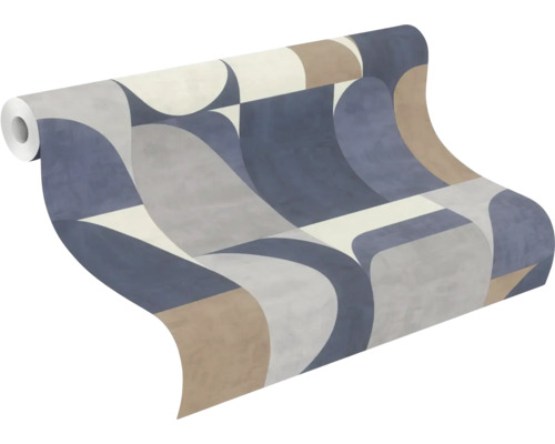 Behangrol met geometrisch patroon