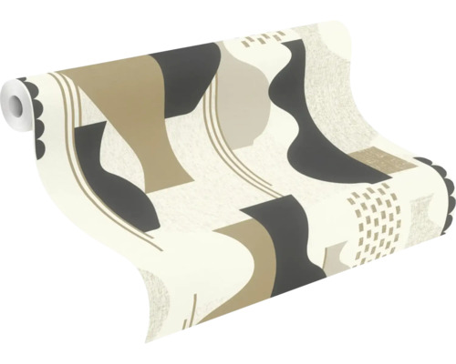 Rol behang met abstract vazenpatroon