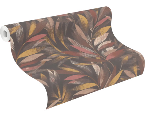 Behangrol met plantenmotief