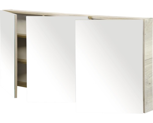 Spiegelkast met drie deuren voor de badkamer