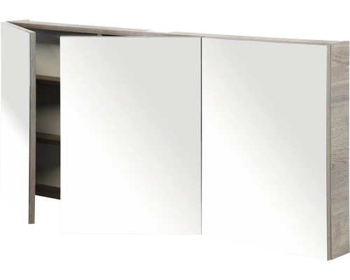 Spiegelkast met drie deuren en legplanken