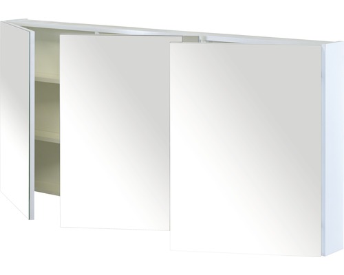 Spiegelkast met drie deuren en legplanken