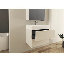 JUNGBORN Wastafelonderkast QUATTRO met greep 55x80x46 cm wit