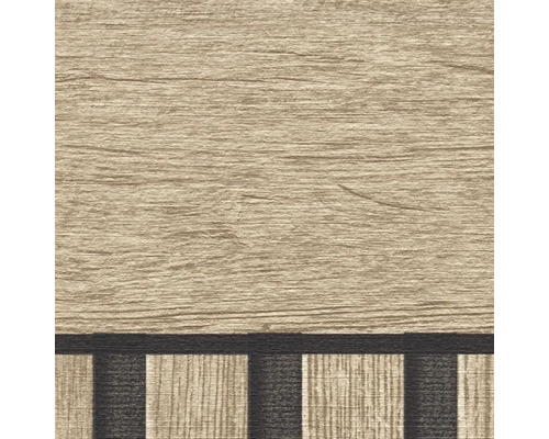 Decoratieve plaat met houtstructuur en geometrisch patroon