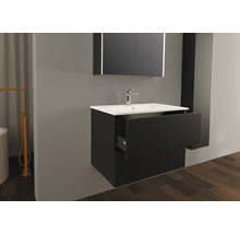 JUNGBORN Wastafelonderkast SEDICI 57x80x50 cm zwart