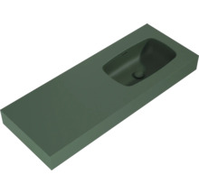 Rechthoekige opzetwastafel voor de badkamer