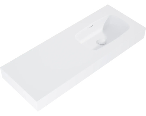 Wastafel van gegoten mineraal