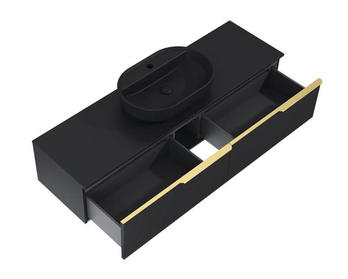 Wastafelmeubel met wastafel en lades