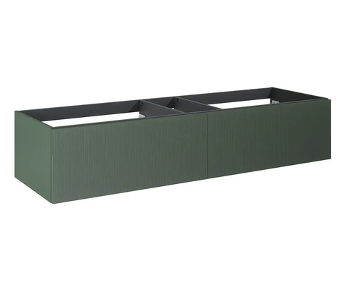 Wastafelonderkast met twee lades