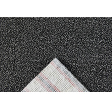 Zwart tapijt met textielen rug
