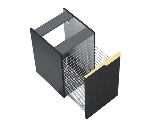 Keukenkast met draadmand