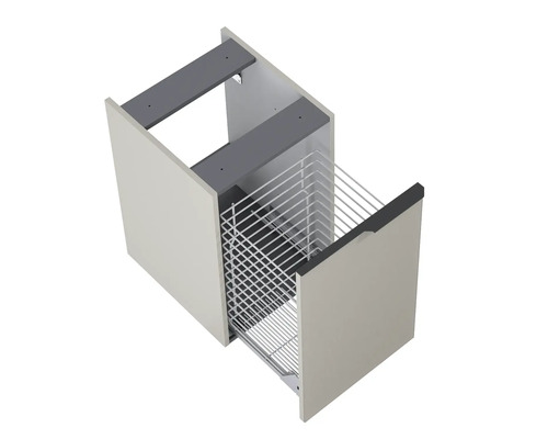 Keukenkast met draadmandlade