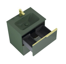 Wastafelonderkast met lades en kraan