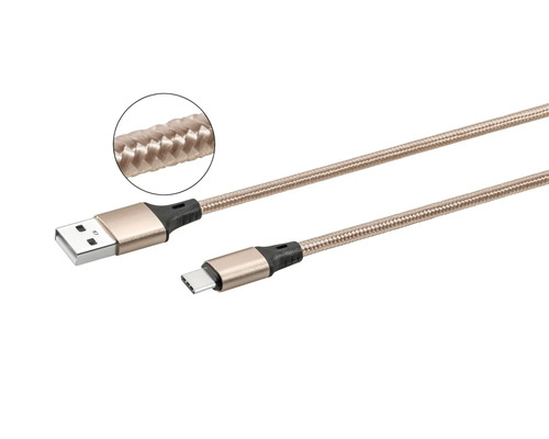 USB-kabel met USB-A- en USB-C-aansluiting