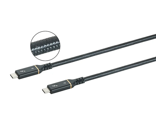 Thunderbolt kabel met USB-C connector