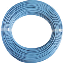 Blauwe telefoonkabel op een rol