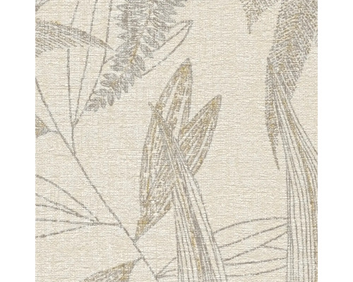 Close-up van een behang met plantenmotief