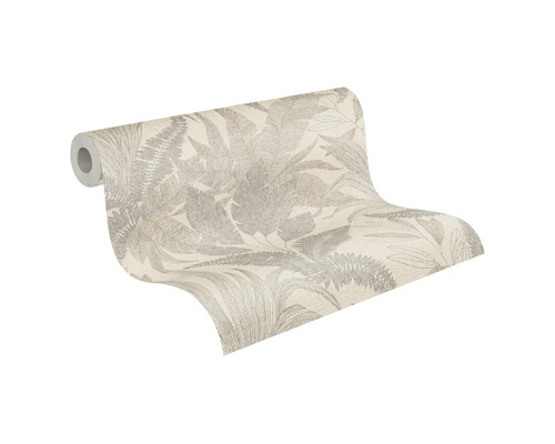 Behangrol met bladmotief