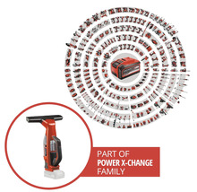 Power X-Change-familie: raamreiniger en bijbehorend assortiment accugereedschap.