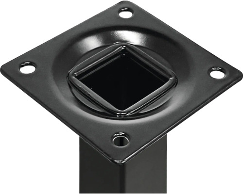 Metalen meubelpoot met montageplaat